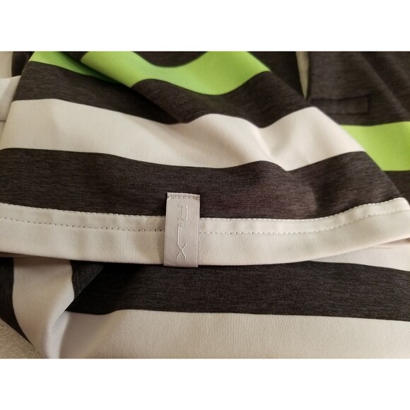 The Ocean Course RLX Ralph Lauren Golf Polo Shirt S Men Stripped Kiawah B4 - Picture 5 of 6